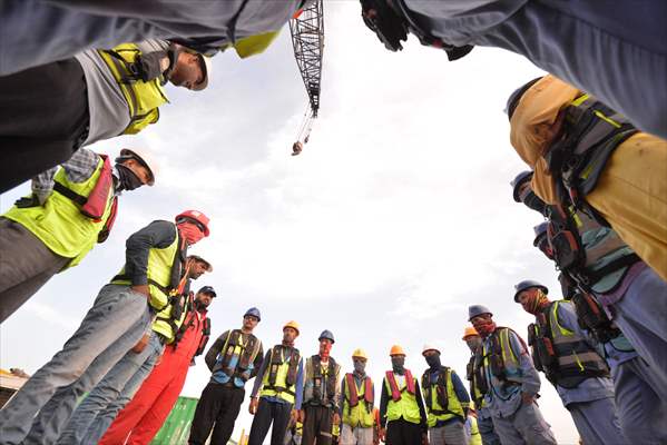 Orta Doğu'nun en büyük limanlarından Irak'taki Büyük Faw'ın inşaat çalışmaları devam ediyor