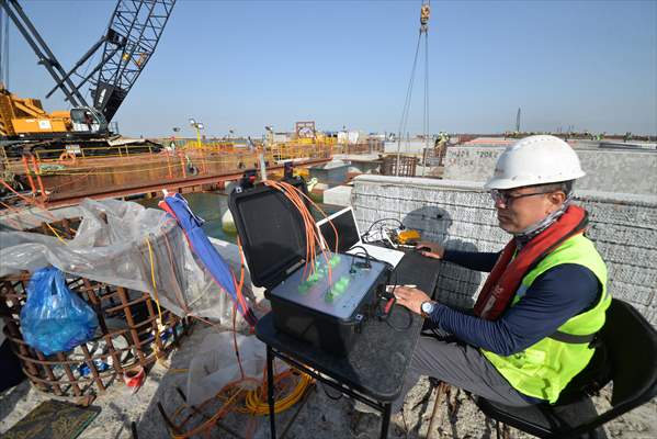 Orta Doğu'nun en büyük limanlarından Irak'taki Büyük Faw'ın inşaat çalışmaları devam ediyor
