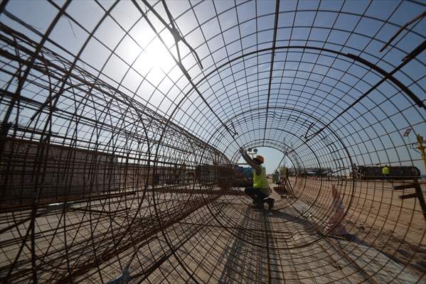 Orta Doğu'nun en büyük limanlarından Irak'taki Büyük Faw'ın inşaat çalışmaları devam ediyor