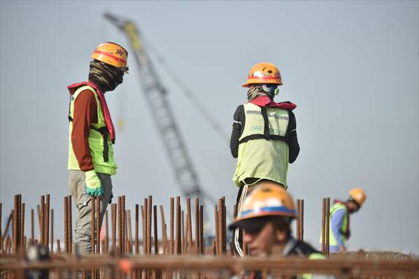 Orta Doğu'nun en büyük limanlarından Irak'taki Büyük Faw'ın inşaat çalışmaları devam ediyor