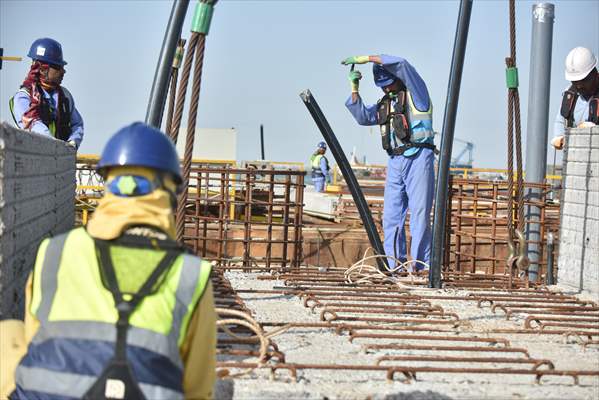 Orta Doğu'nun en büyük limanlarından Irak'taki Büyük Faw'ın inşaat çalışmaları devam ediyor