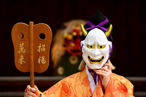 Festival of crying baby sumo in Tokyo
