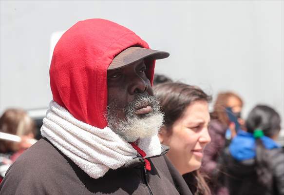 Workers march on May Day in New York City