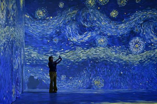 ‘Van Gogh Experience’ exhibition press preview in Milan, Italy