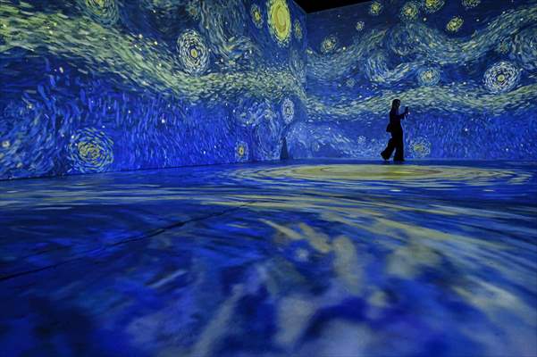 ‘Van Gogh Experience’ exhibition press preview in Milan, Italy