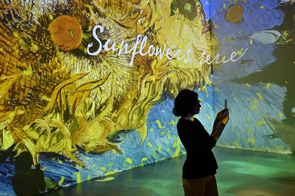 ‘Van Gogh Experience’ exhibition press preview in Milan, Italy