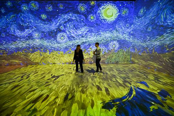 ‘Van Gogh Experience’ exhibition press preview in Milan, Italy