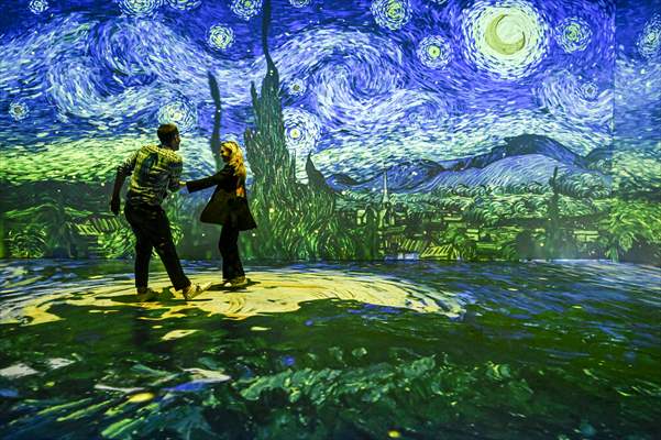 ‘Van Gogh Experience’ exhibition press preview in Milan, Italy