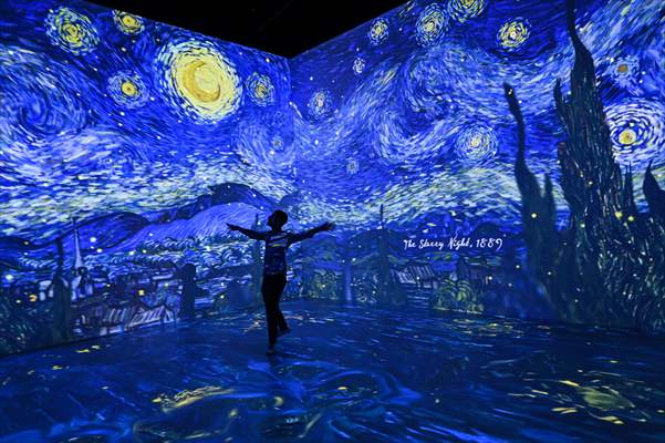 ‘Van Gogh Experience’ exhibition press preview in Milan, Italy