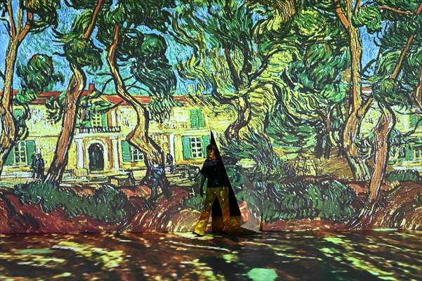 ‘Van Gogh Experience’ exhibition press preview in Milan, Italy