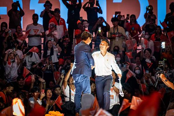 Move Forward Party Rally in Bangkok, Thailand