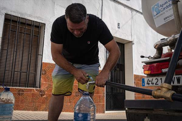 Water drought dried up reservoirs in Spain's Cordoba region