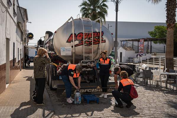 Water drought dried up reservoirs in Spain's Cordoba region