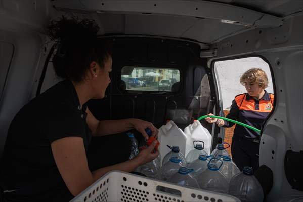 Water drought dried up reservoirs in Spain's Cordoba region