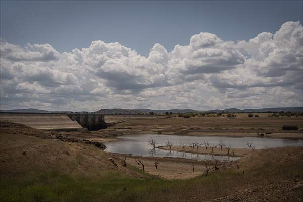 Water drought dried up reservoirs in Spain's Cordoba region