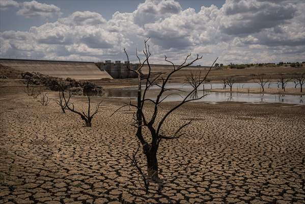 Water drought dried up reservoirs in Spain's Cordoba region