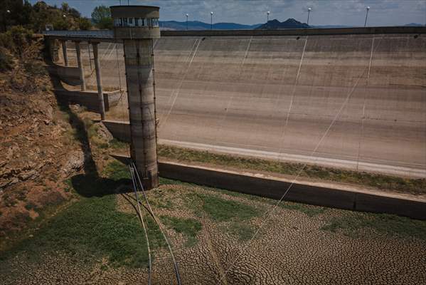 Water drought dried up reservoirs in Spain's Cordoba region