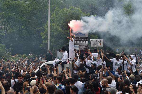 Protest to Nahel killed by police in Paris