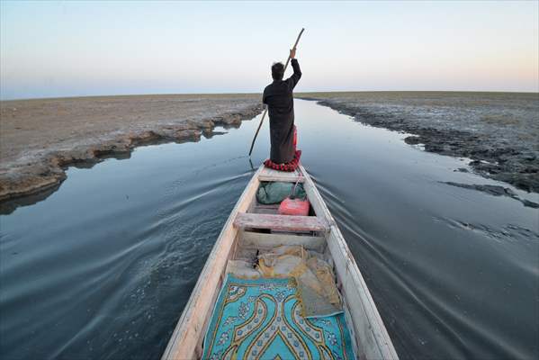 Mesopotamian Marshes under the threat of drought