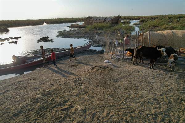 Mesopotamian Marshes under the threat of drought