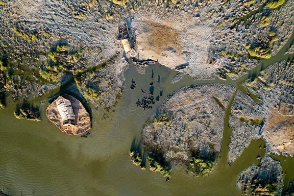 Mesopotamian Marshes under the threat of drought