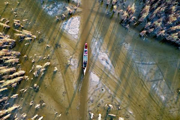 Mesopotamian Marshes under the threat of drought