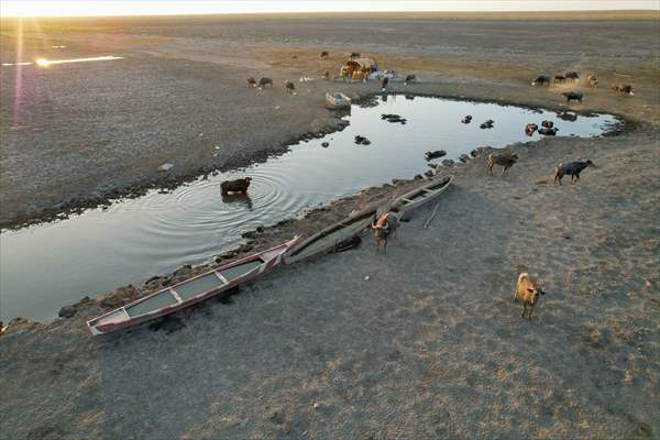 Mesopotamian Marshes under the threat of drought