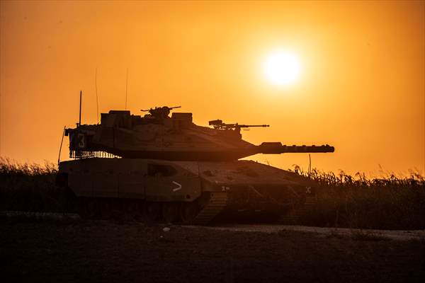 İsrail’in Gazze sınırında tank hareketliliği