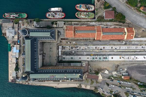 İstanbul'un sembollerinden tarihi Haydarpaşa Garı restorasyonla özgün haline kavuşuyor