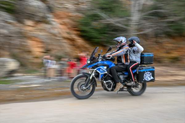 Adiyaman Motorcycle Club visits children of earthquake-stricken village