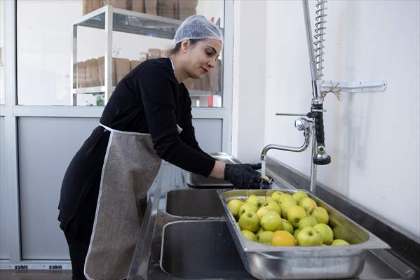 Tunceli'de kurulan meyve sebze kurutma tesisi dar gelirli kadınlara iş kapısı oldu