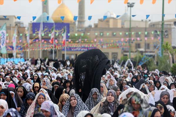 Eid al-Fitr prayer in Iran