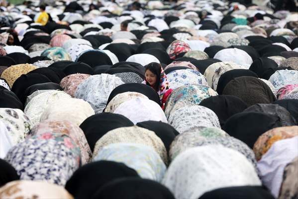 Eid al-Fitr prayer in Iran