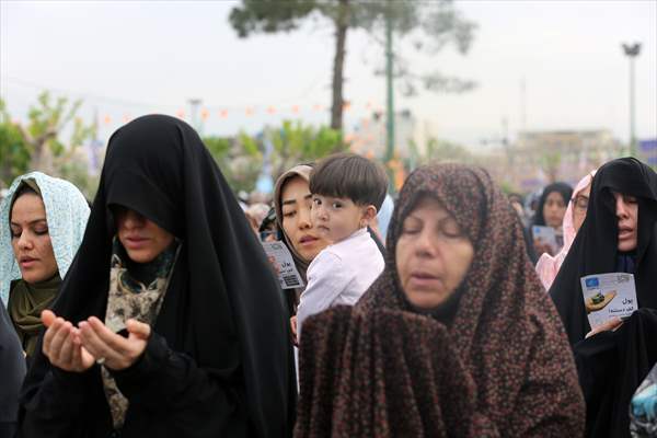 Eid al-Fitr prayer in Iran
