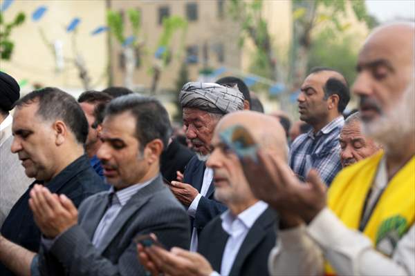 Eid al-Fitr prayer in Iran