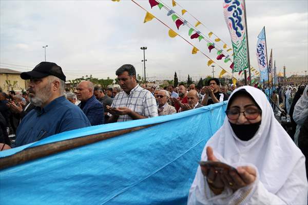 Eid al-Fitr prayer in Iran