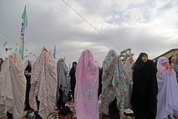 Eid al-Fitr prayer in Iran