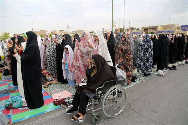 Eid al-Fitr prayer in Iran