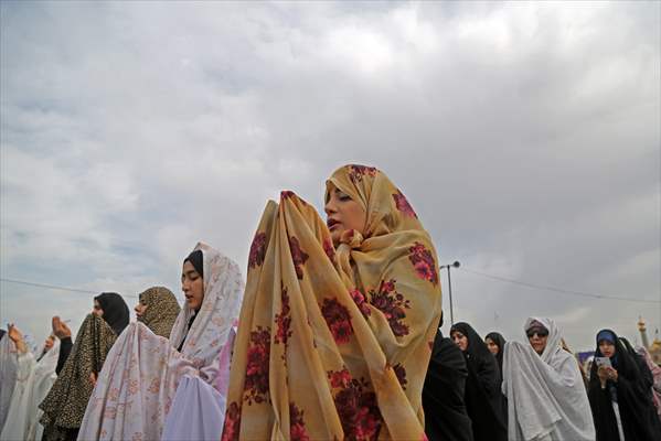 Eid al-Fitr prayer in Iran