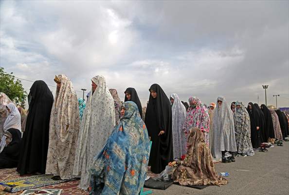 Eid al-Fitr prayer in Iran