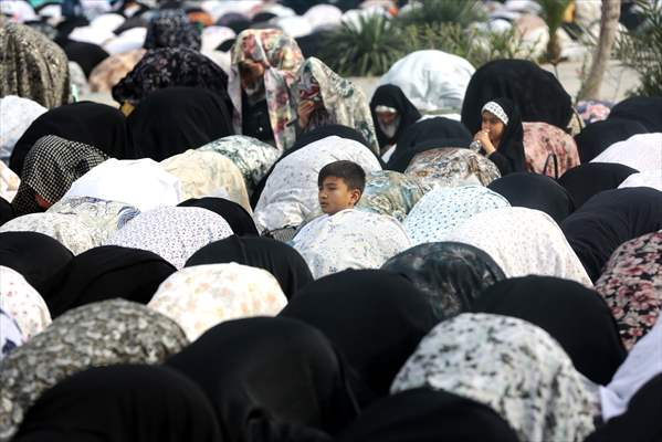 Eid al-Fitr prayer in Iran