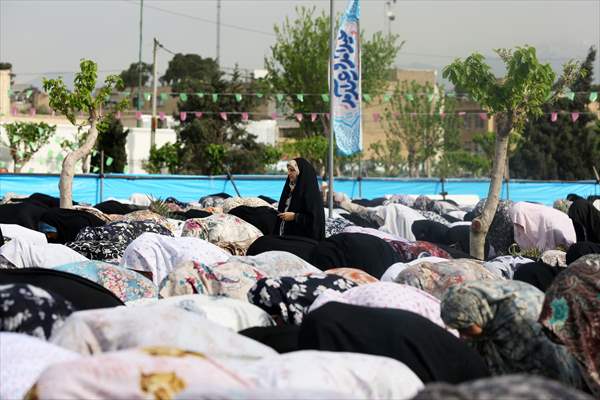 Eid al-Fitr prayer in Iran