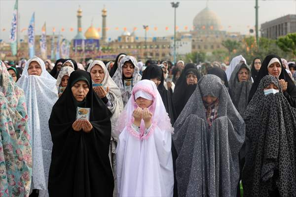 Eid al-Fitr prayer in Iran