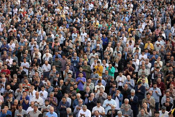 Eid al-Fitr prayer in Iran