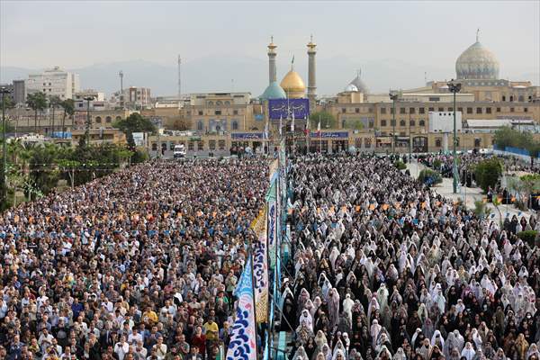 Eid al-Fitr prayer in Iran