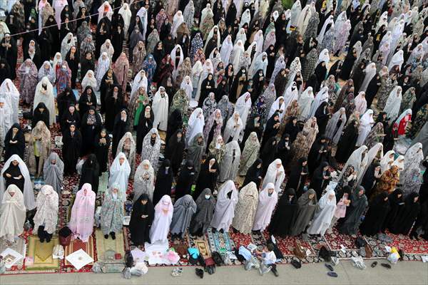 Eid al-Fitr prayer in Iran