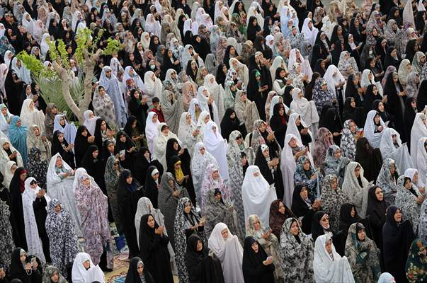 Eid al-Fitr prayer in Iran