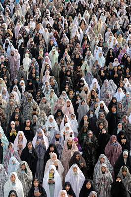 Eid al-Fitr prayer in Iran
