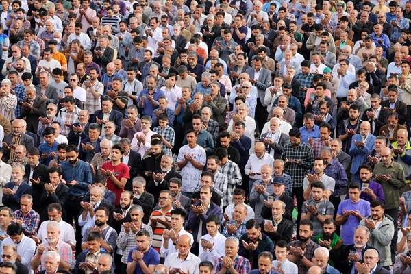 Eid al-Fitr prayer in Iran