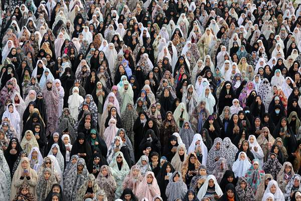 Eid al-Fitr prayer in Iran